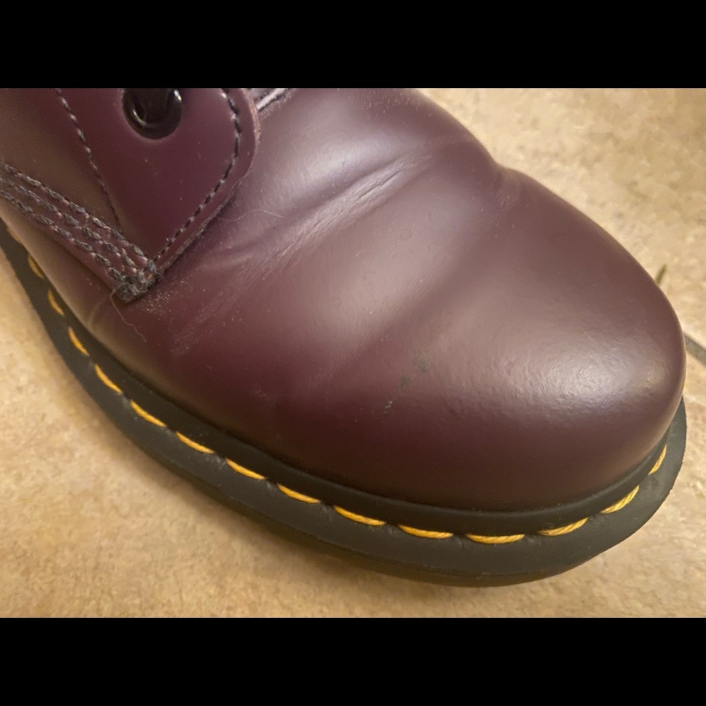 Dr. Martens 1460 Smooth Leather Boot [cherry red smooth, Size 8] - Picture 5 of 5